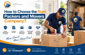 How to Choose the Right Packers and Movers Company?
