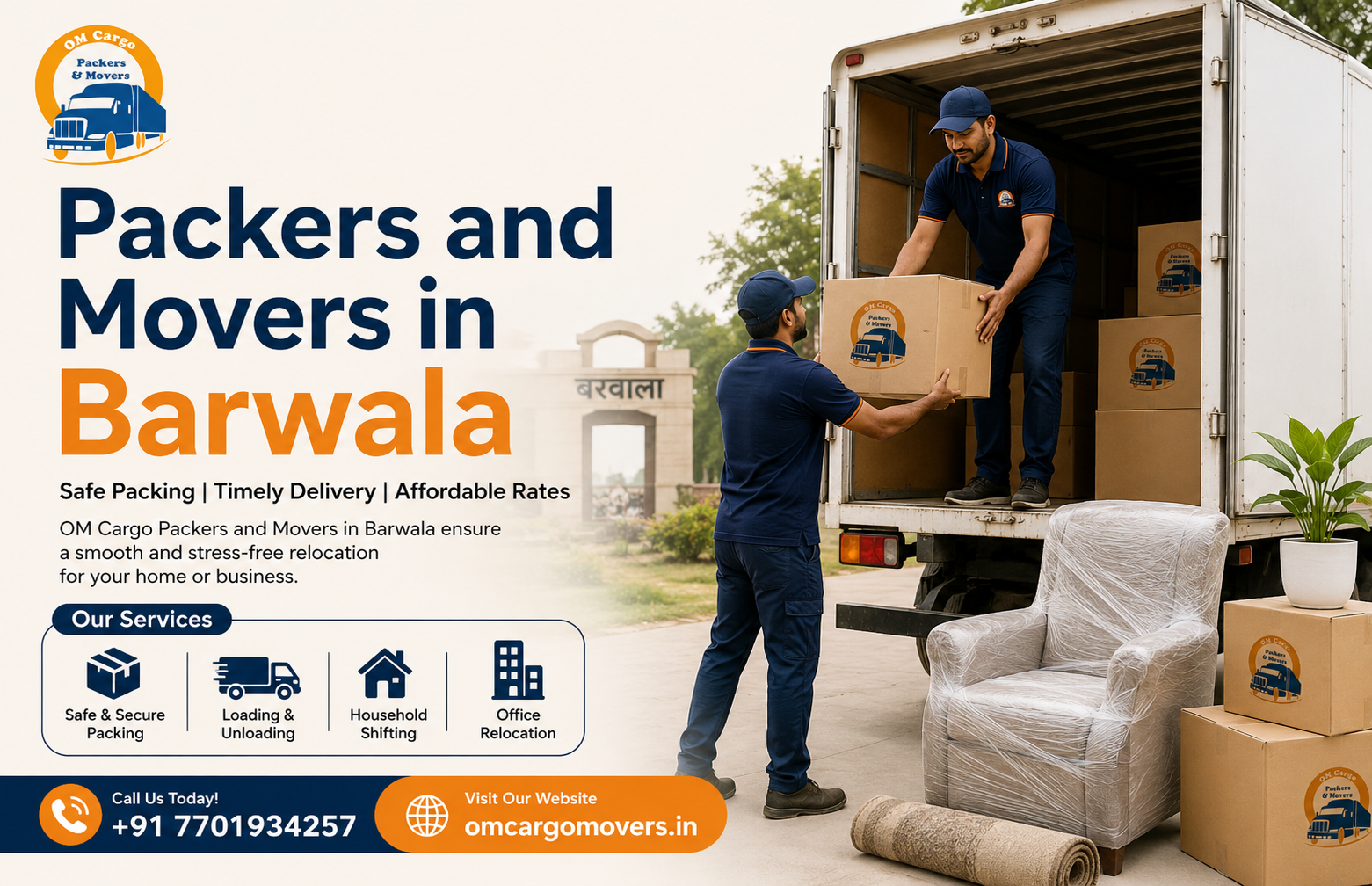 Packers and Movers in Barwala