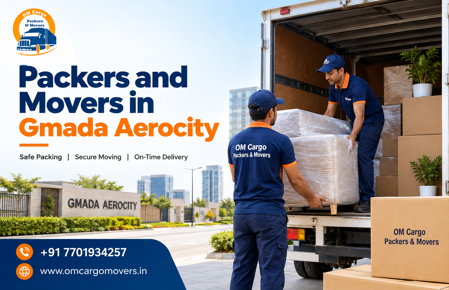 Packers and Movers in Gmada Aerocity