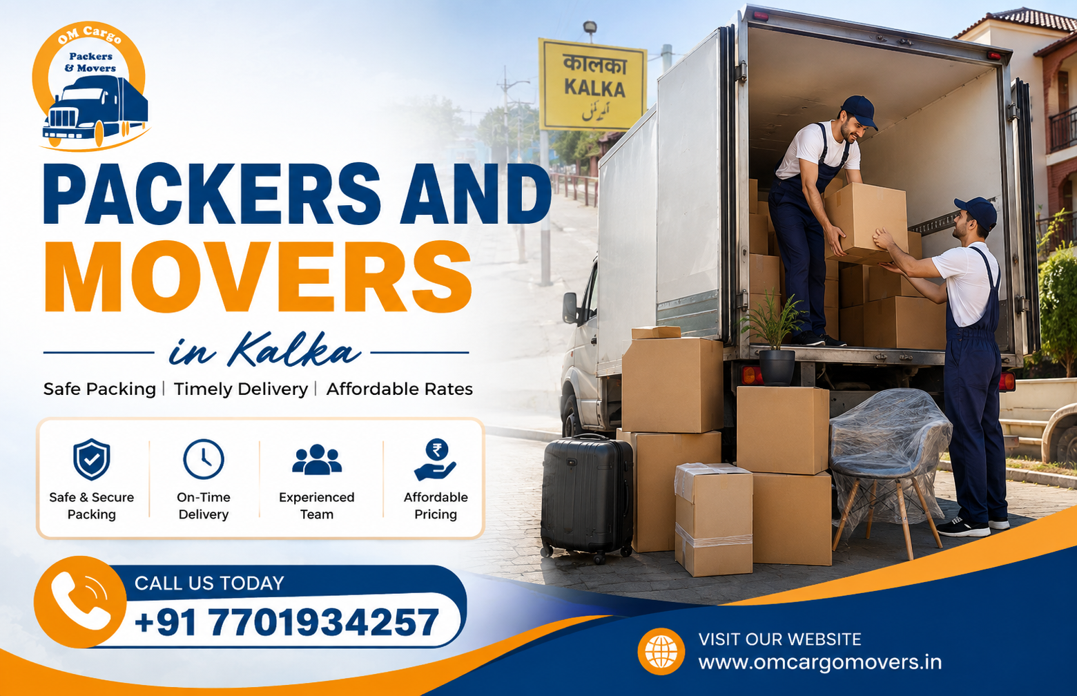 Packers and Movers in Kalka