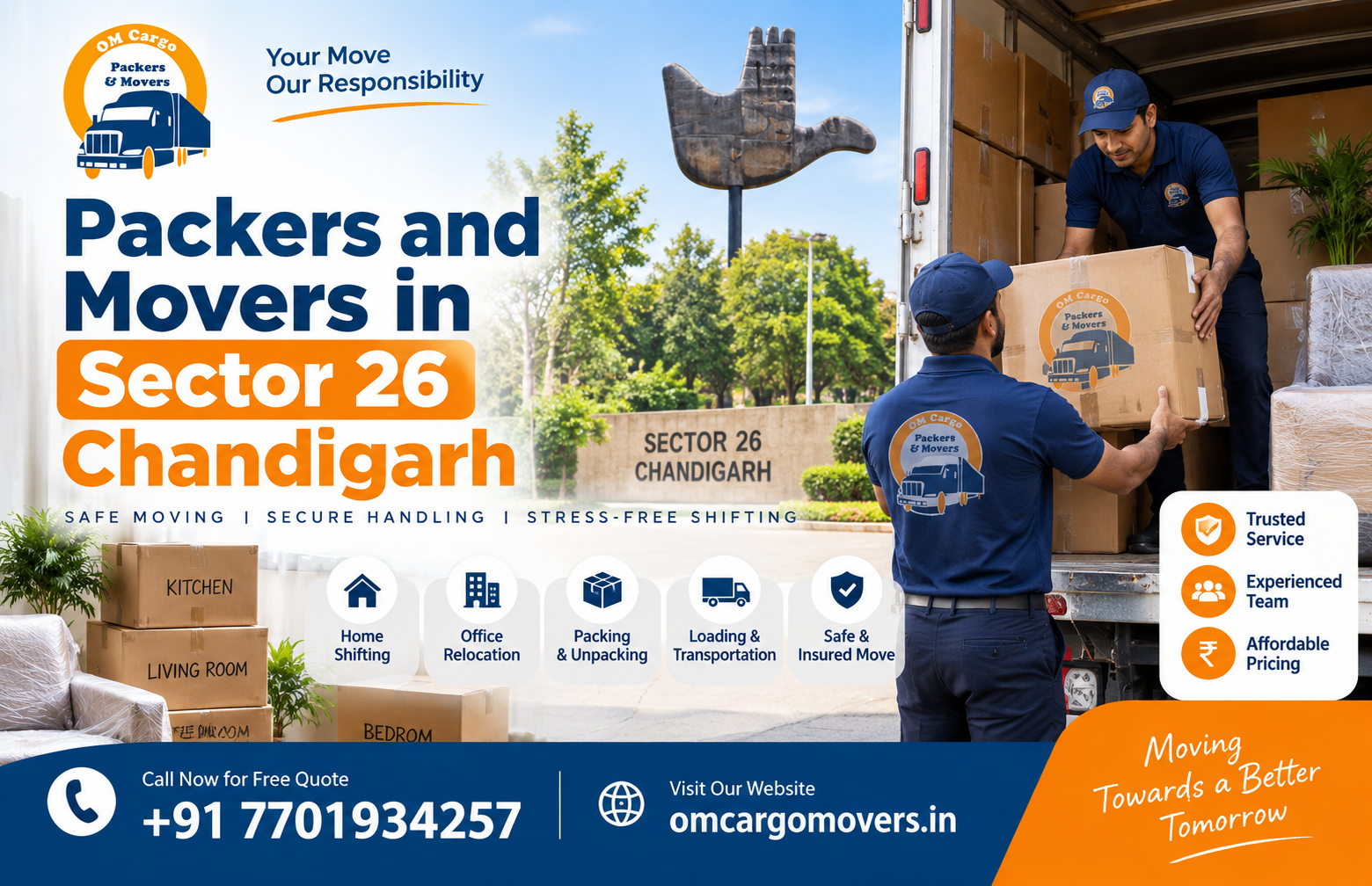 Packers and Movers in Sector 26 Chandigarh