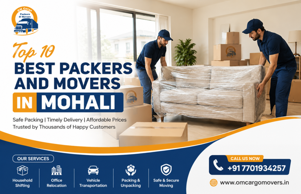 Top 10 Best Packers and Movers in Mohali